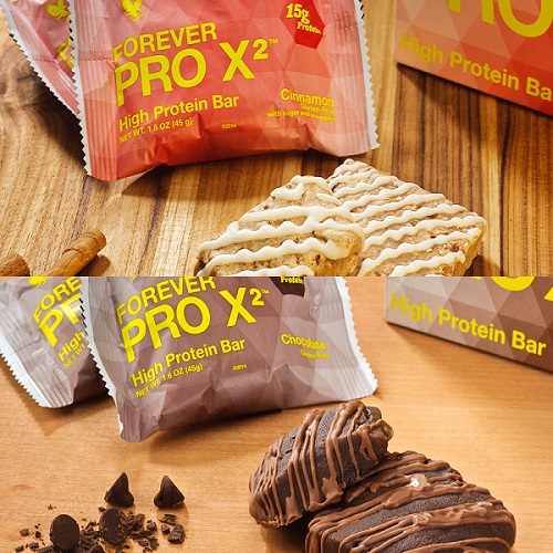شکلات پروتئین پرو ایکس ۲ کد ۴۶۵ شکلاتی ۴۶۶ دارچینی Forever ProX2