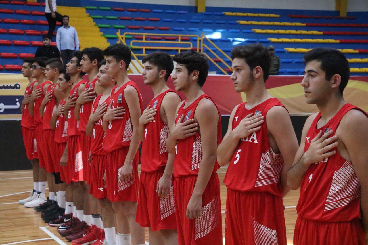 مسابقات بسکتبال نوجوانان غرب آسیا در گرگان؛ برتری سوریه در نخستین بازی/ خستگی جلودار سوری‌ها نبود