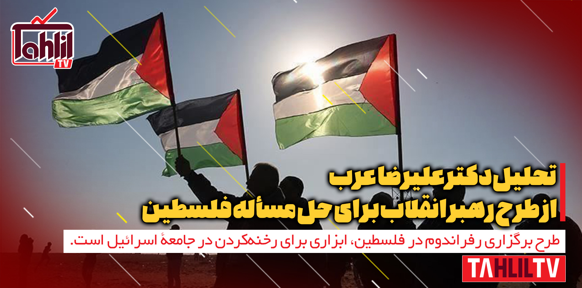 تحلیل دکتر علیرضا عرب از طرح رهبر انقلاب برای آزادی فلسطین