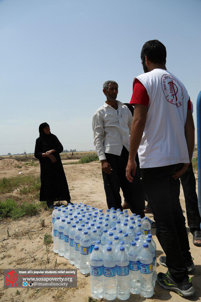 امدادرسانی داوطلبان جمعیت امام علی به سیل‌زدگان خوزستان