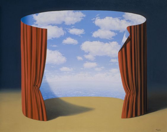 Painting: The Memoirs of a Saint by Rene Magritte