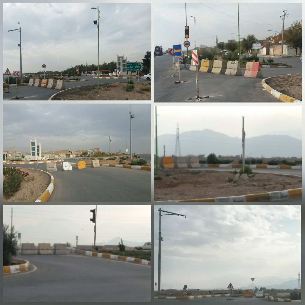 ⛔ آغاز مسدود سازی مسیرهای ورود و خروج شهرستان نجف‌آباد