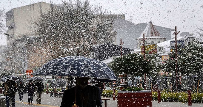 بارش برف و باران در اکثر مناطق کشور