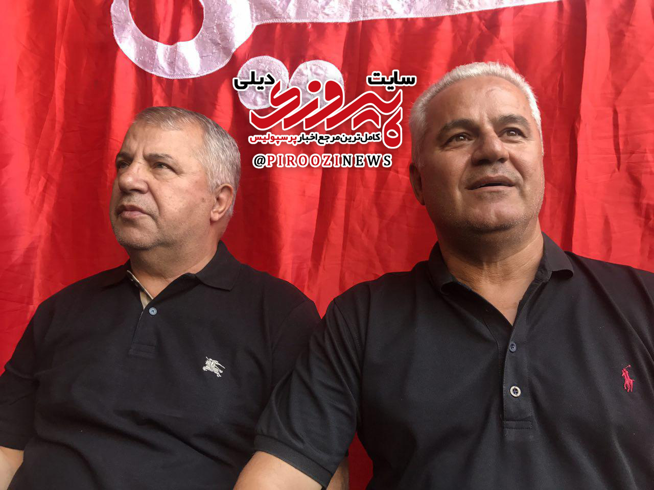 علی پروین و فرشاد پیوس پای دیگ نذری در ظهر تاسوعا+عکس
