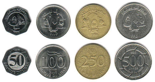 سکه های لبنان