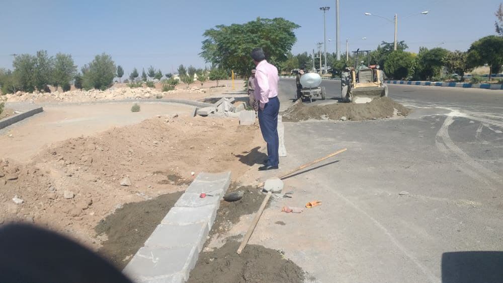 بازدید شهردار از پروژه کانیو گذاری تقاطع خیابان زیرگذر پارک لاله و بلوار بسیج
