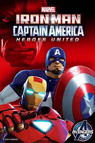 دانلود زیرنویس فارسی انیمیشن Iron Man and Captain America Heroes United 2014
