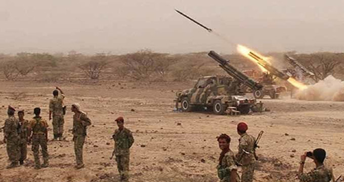 حمله موشکی نیروهای یمنی به انبارهای شرکت نفتی آرامکوی عربستان