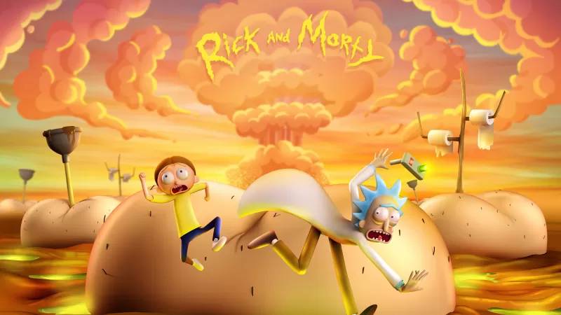 والپیپر ریک و مورتی Rick and Morty 9