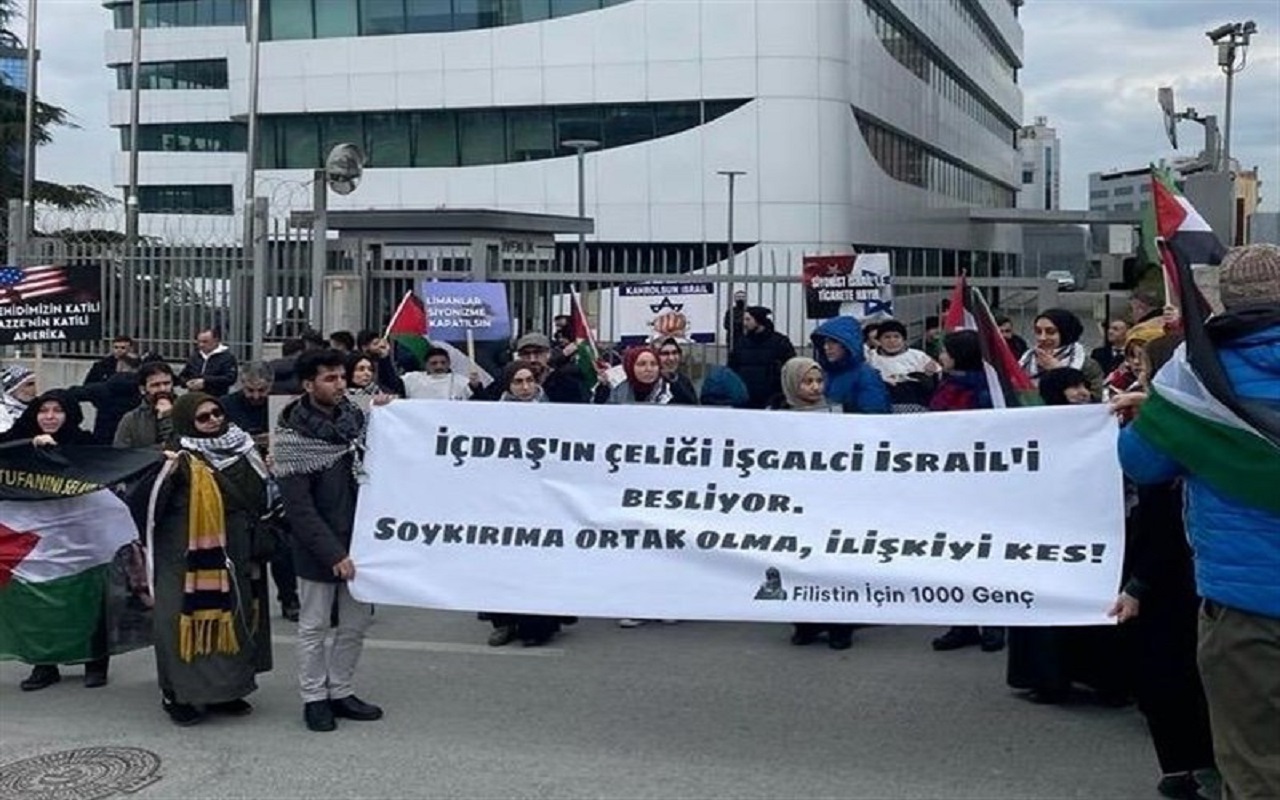 اعتراض به صادرات فولاد ترکیه به اسرائیل