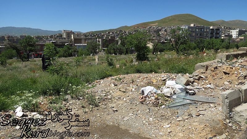 آرامستان خیابان شهدای سقز از نگاه دوربین سقزکورد