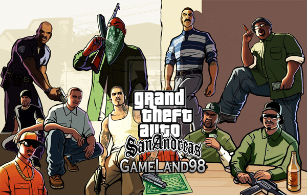 دانلود بازی GTA: San Andreas برای کامپیوتر دانلود بازی GTA: San Andreas برای کامپیوتر