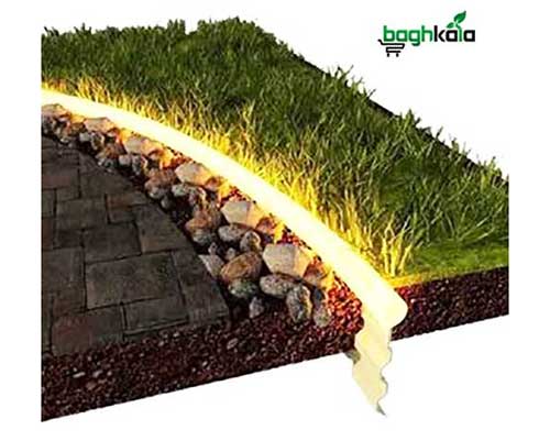 نوار جداکننده محوطه سازی سفید