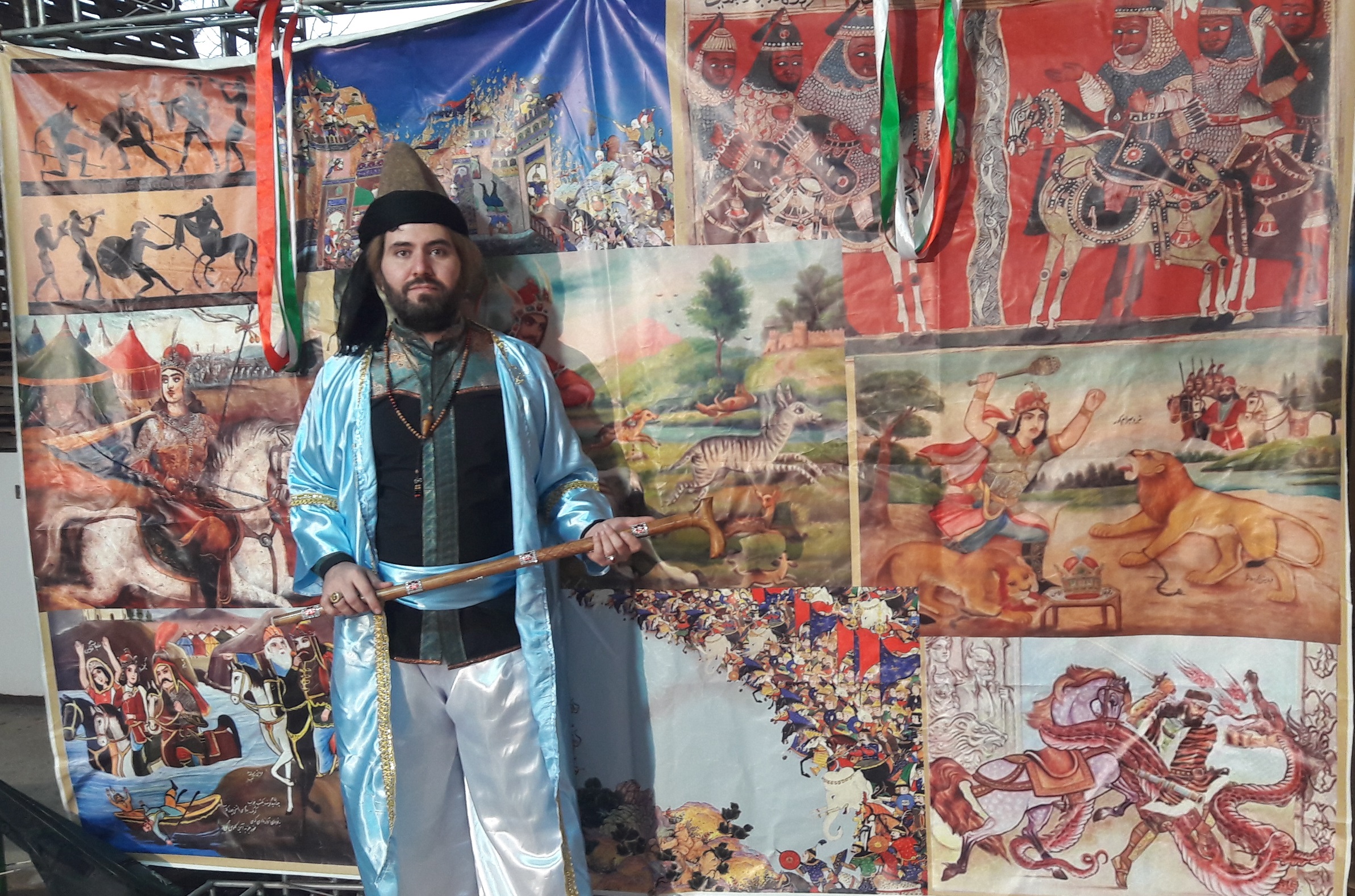 نقالی افشین سلطانی در جشنواره ملی سردار آسمانی 1399