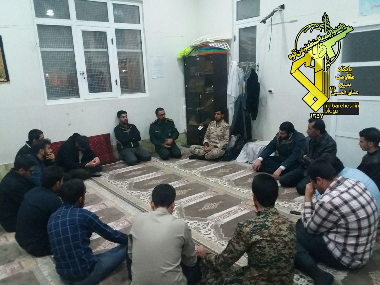 حضور مسئول کمیته خادم الشهدای سپاه ناحیه بقیه الله(عج) شیراز در پایگاه