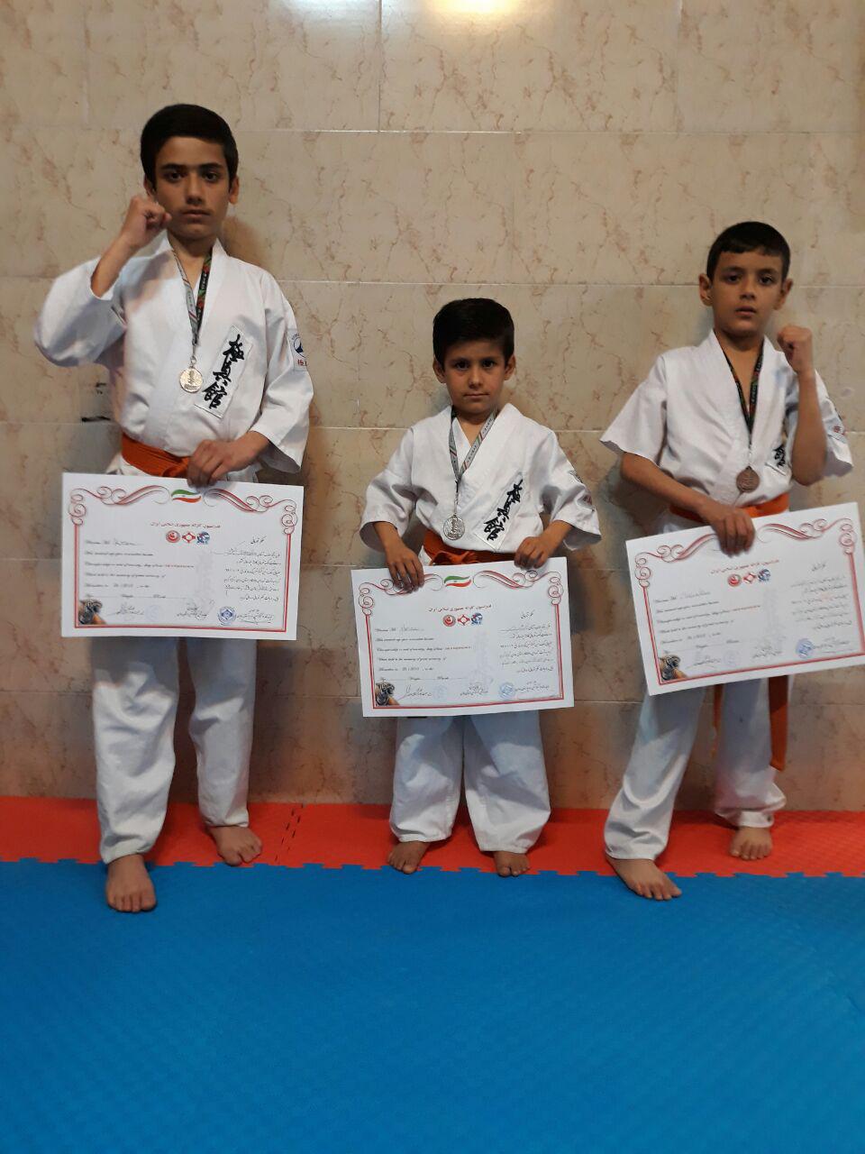 اولین حضور تیم کیوکوشین کان کاراته استان همدان  در مسابقات