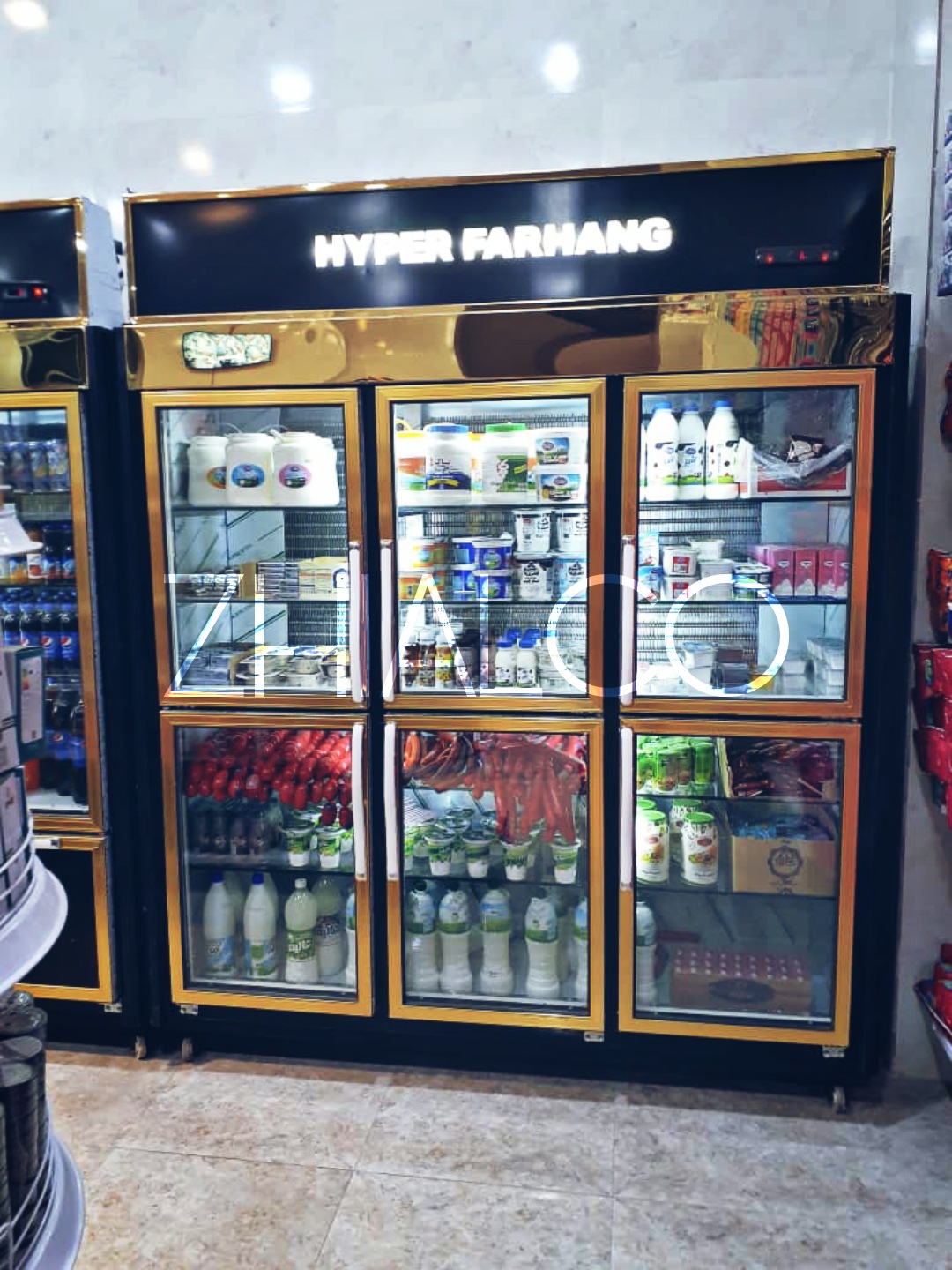 یخچال ایستاده 2 متری 6 درب یخچال ایستاده 2 متری 6 درب