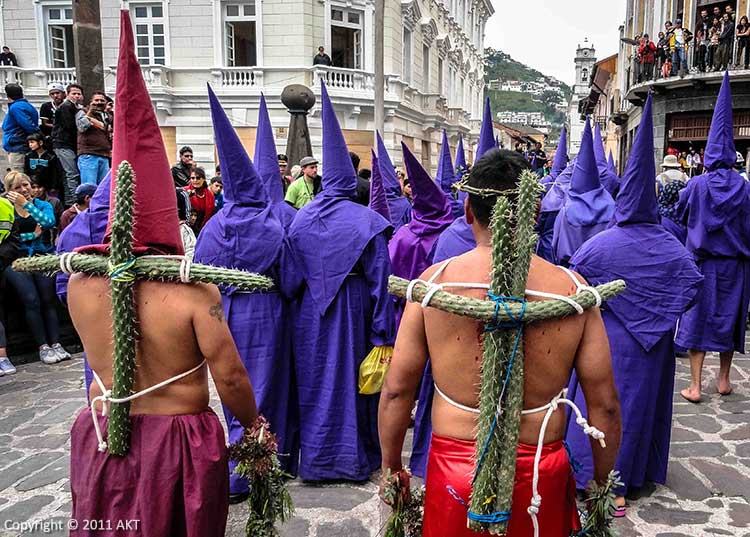 مراسم عید پاک در اکوادور