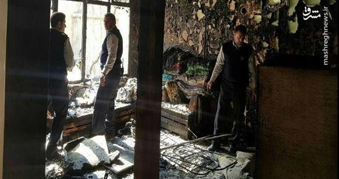 انفجار مواد محترقه در دولت‌آباد تهران