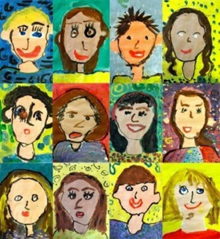 12 ایده برای آموزش نقاشی به کودکان با موضوع چهره