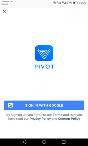 ثبت نام در سایت Pivot