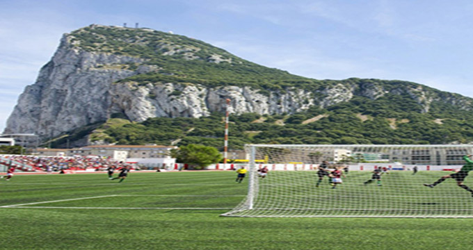 ورزشگاه تیم ملی فوتبال جبل‌الطارق به روایت عکس