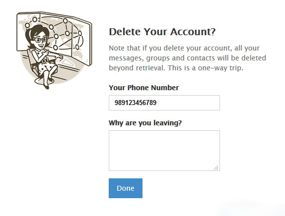 آموزش حذف حساب کاربری تلگرام - حذف اکانت Telegram