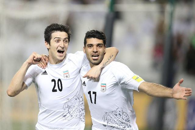 گزارش تصویری از بازی ایران و قطر