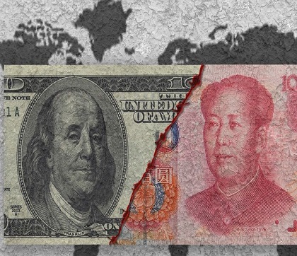 پول چینی در برابر پول آمریکایی