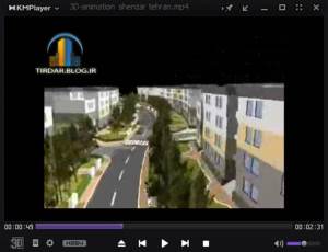 دانلود فیلم و انیمیشن معماری مجتمع شنزار تهران