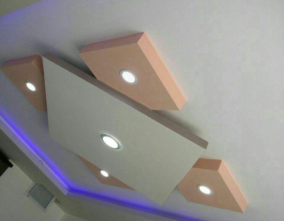 طرح و رنگ کناف برای سقف