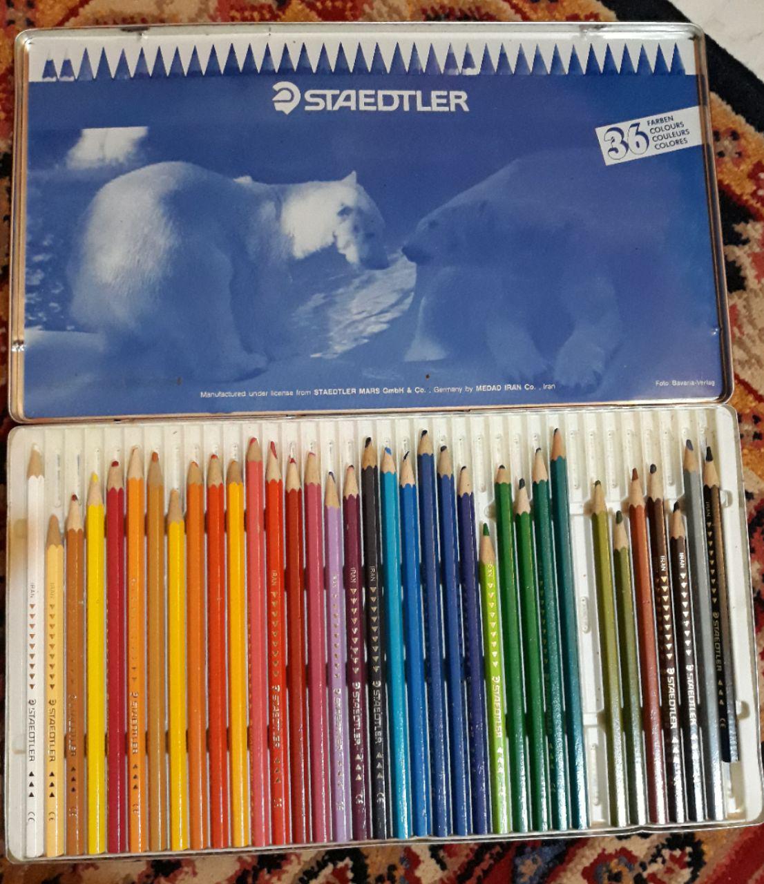 جعبه مداد رنگی