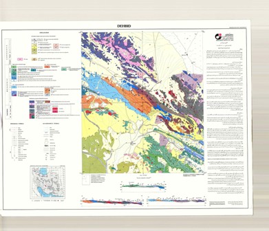 نقشه زمین شناسی دهبید