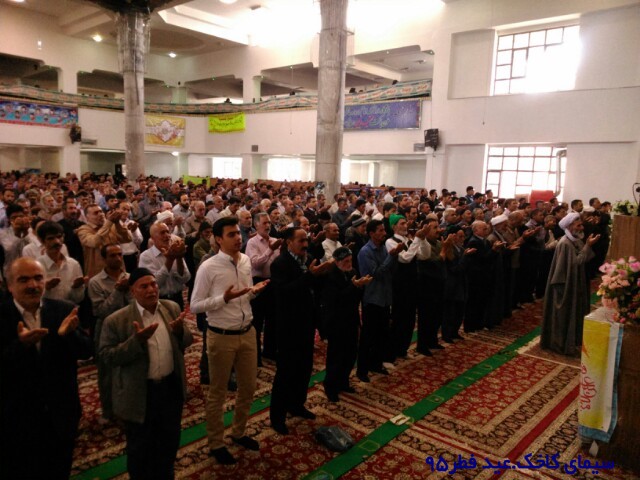 نماز عید فطر در شهر کاخک  