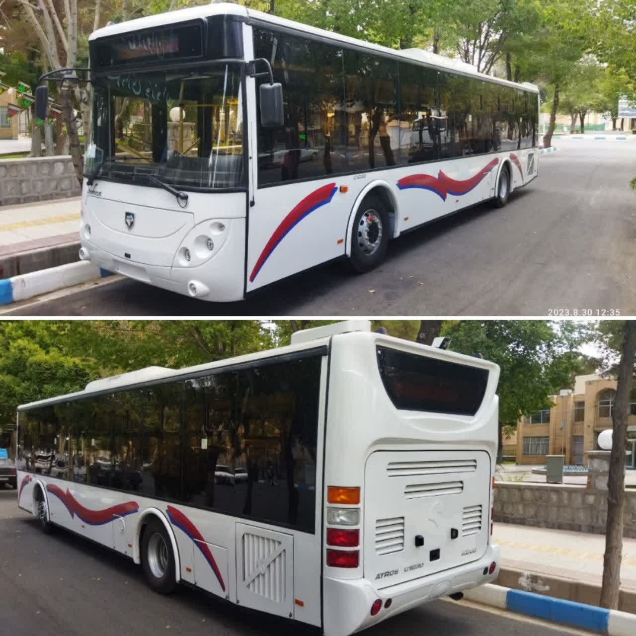 خریداری یک دستگاه اتوبوس شهری توسط شهرداری وزوان