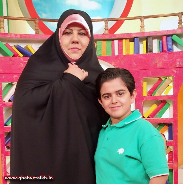 عکس زیبای امیر محمد و مادرش