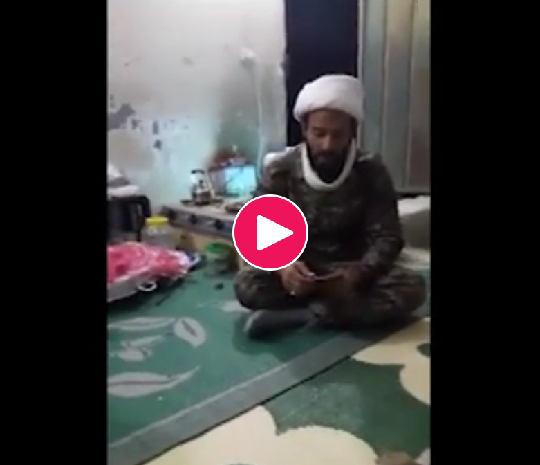 ویدیو / آخرین صحبت های روحانی شهید مدافع حرم «محمود تقی پور»