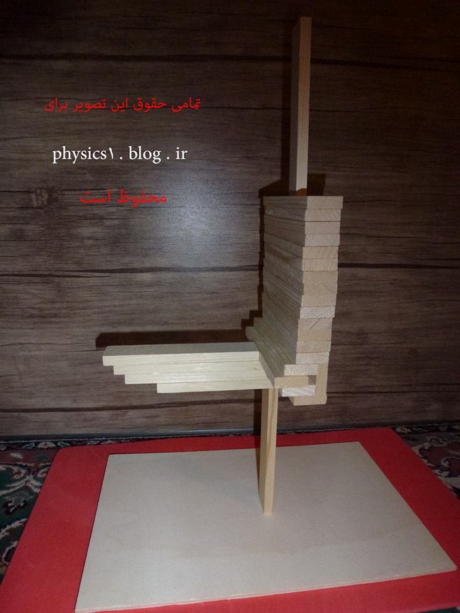 سازه چوبی تک پایه متعادل 2