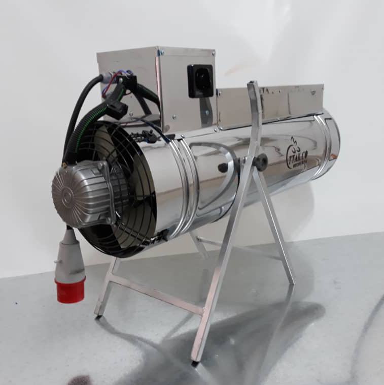 جت هیتر برقی صنعتی سه فاز