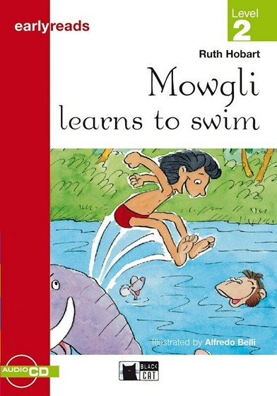 کتاب داستان موگلی شنا می آموزد Mowgli Learns To Swim