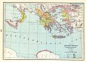 نقشه یونان باستان و مستعمراتش