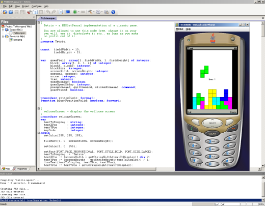 MIDletPascal IDE