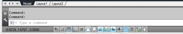 Autocad Command Line