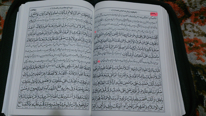 زیارت مختصر امام رضا