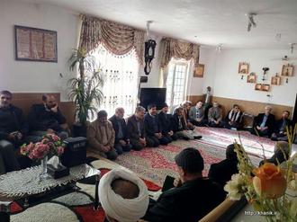 دیدار جمعی از اعضای گردان اداوات مشهد مقدس با خانواده شهدای خانیک