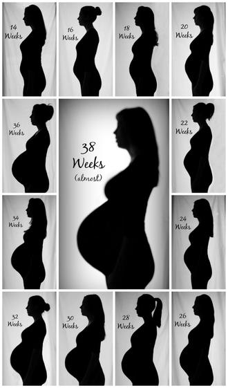 عکس دوران بارداری