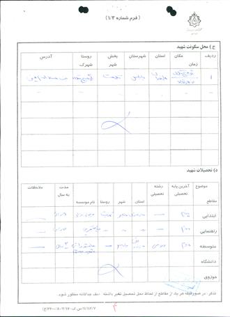 شهید محمدکاظم یحیی تبار آرمیچی