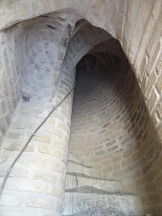 نمای داخلی مناره آجری شهر خرم آباد