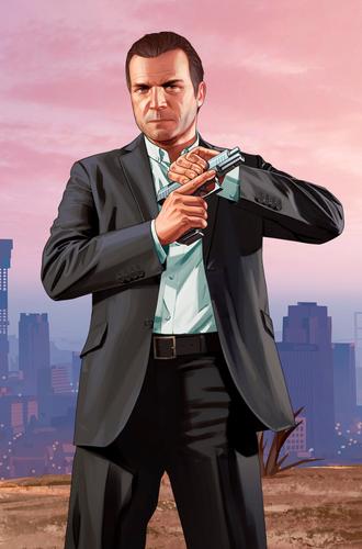 والپیپر شخصیت مایکل بازی جی تی ای GTA V