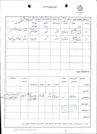 شهید صابر متاجی نیمور